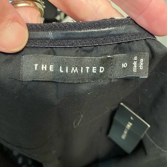 NWT The Limited Silk Blend Sleeveless Halter Top Polka Dot Dress 10 - Picture 9 of 9